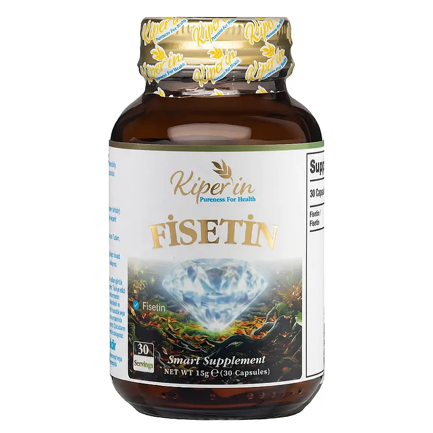 Kiperin Fisetin Senolytic Bileşik 30 Kapsül - 1
