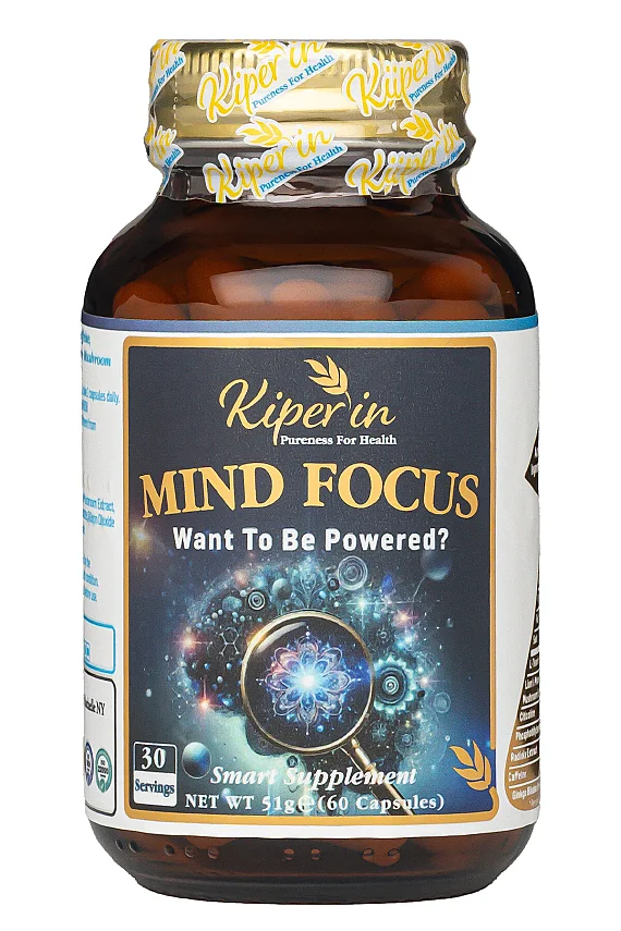 Kiperin Mind Focus Akıllı Gıda Takviyesi 60 Kapsül - 1