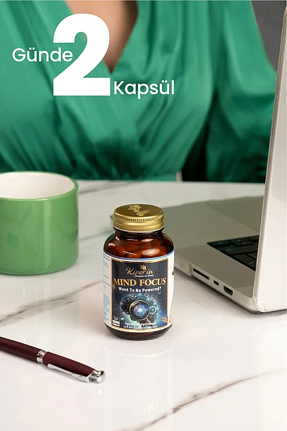 Kiperin Mind Focus Akıllı Gıda Takviyesi 60 Kapsül - 5