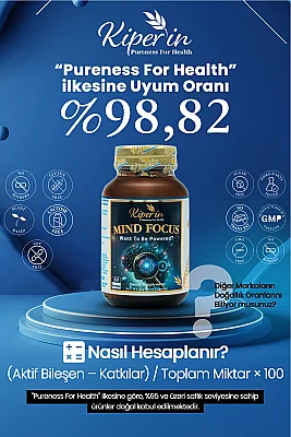 Kiperin Mind Focus Akıllı Gıda Takviyesi 60 Kapsül - 4