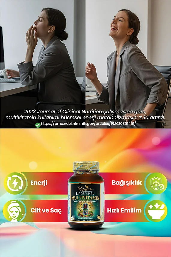 Kiperin Multivitamin Lipozomal 30 Kapsül - 4