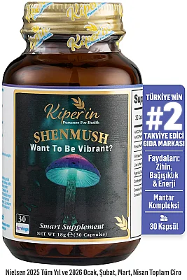 Kiperin Shenmush Mushroom Complex 30 Kapsül - Kiperin