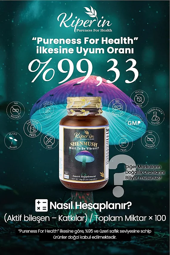 Kiperin Shenmush Mushroom Complex 30 Kapsül - 6