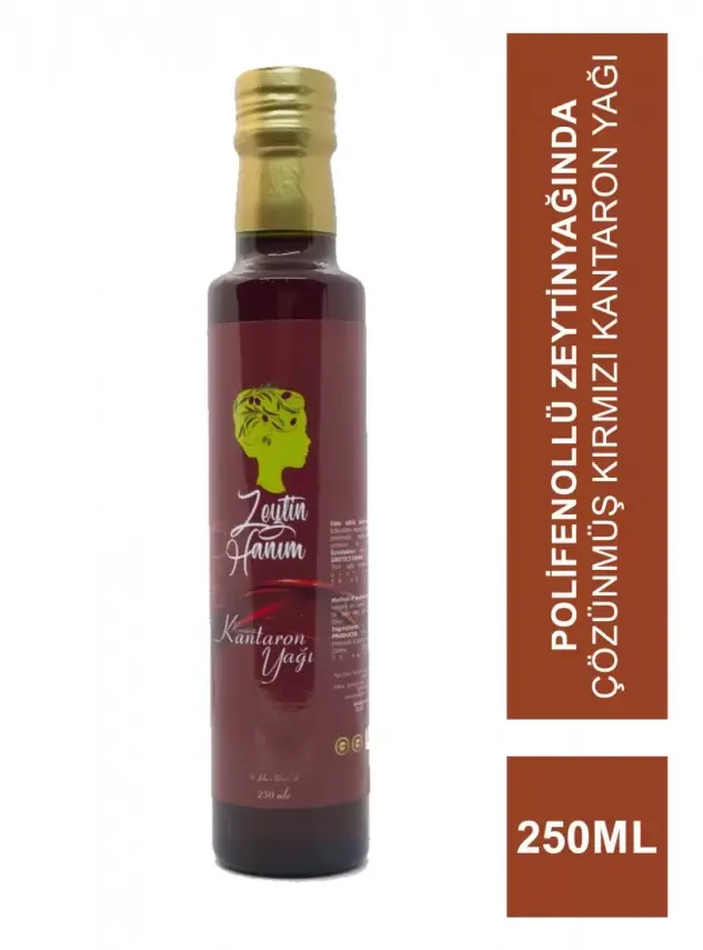 Kırmızı Kantaron Yağı 250 Ml -Polifenollü Zeytinyağında Çözünmüş- - 2