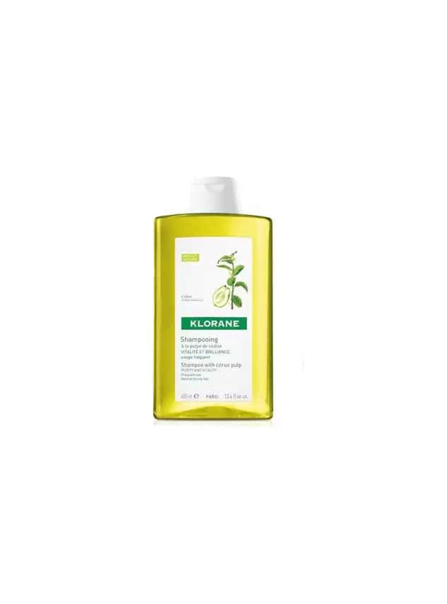 Klorane Cedrat Shampoo Turunçgiller Eksteresi İçeren Mat Saçlar İçin Işıltı Verici Bakım Şampuanı 400ml - 1