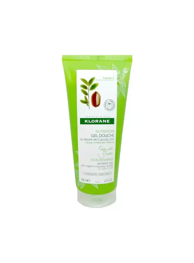 Klorane Gel Douche Yuzu 200 ml Yuzu Meyvesi Ekstreli Organik Cupuaçu Yağı İçeren Duş Jeli - 1