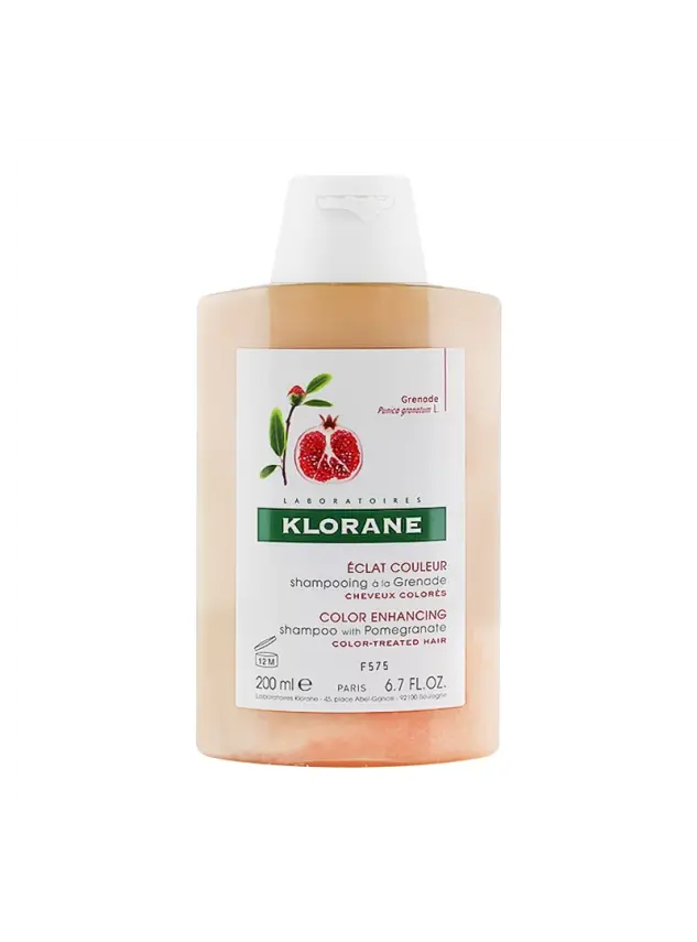 Klorane Grenade Shampoo 200 ml Nar Ekstresi İçeren Boyalı Saçlar İçin Renk Koruyucu Şampuan - 1