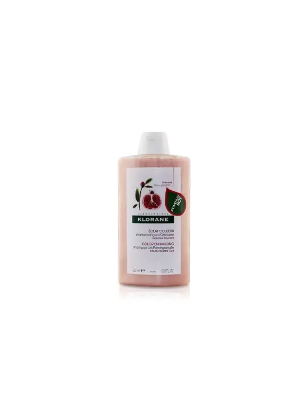 Klorane Grenade Shampoo 400 ml Nar Ekstresi İçeren Boyalı Saçlar İçin Renk Koruyucu Şampuan - 1