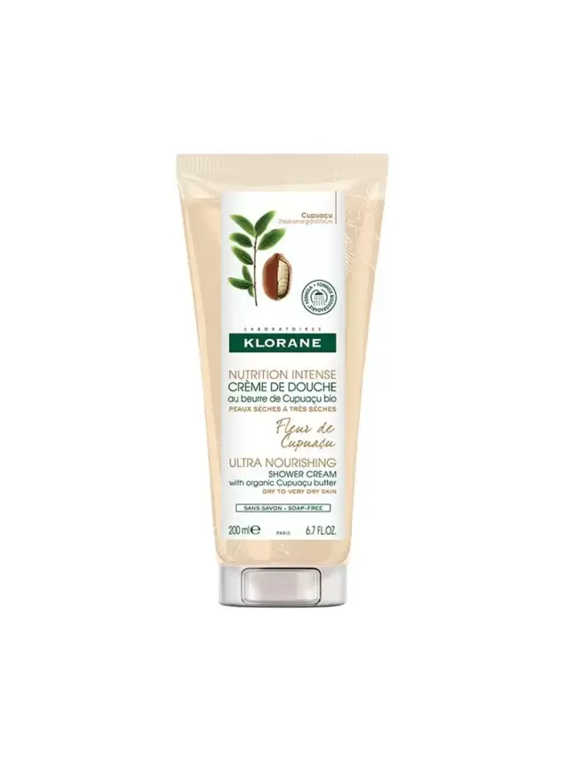 Klorane İntense Creme Douche Cupuaçu 200 ml Cupuaçu Çiçeği ve Organik Cupuaçu Yağı İçeren Duş Kremi - 1
