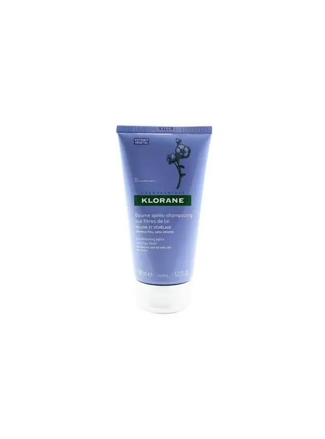 Klorane Lin Conditioner 150 ml Keten Lifi İçeren İnce Telli Saçlar İçin Hacim Veren Saç Kremi - 1