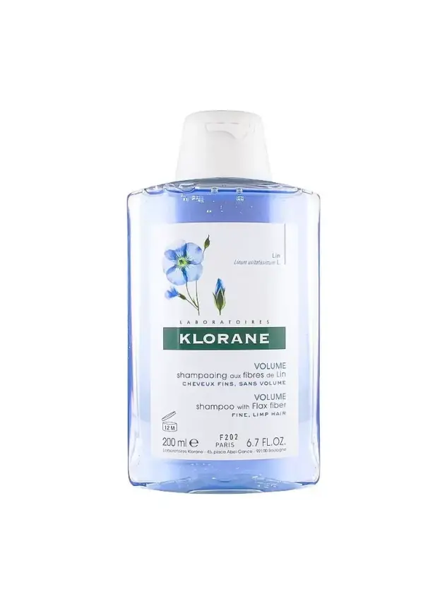 Klorane Lin Shampoo 200 ml Keten Lifi İçeren İnce Telli Saçlar İçin Hacim Veren Bakım Şampuanı - 1
