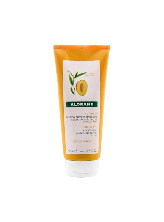 Klorane Mangue Conditioner 200 ml Mango Yağı İçeren Yıpranmış Saçlar İçin Bakım Kremi - 1