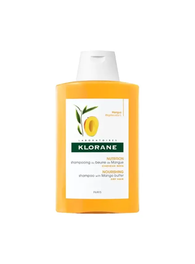 Klorane Mangue Shampoo 200 ml Mango Yağı İçeren Kuru Boyalı ve Yıpranmış Saçlar İçin Bakım Şampuanı - 1