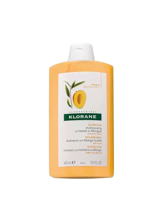 Klorane Mangue Shampoo 400 ml Mango Yağı İçeren Kuru, Boyalı ve Yıpranmış Saçlar İçin Bakım Şampuanı - 1