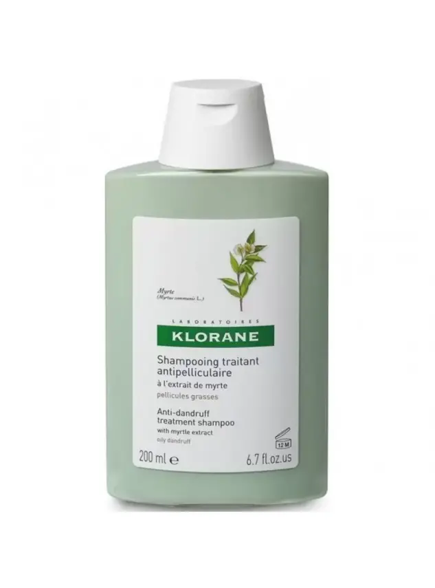 Klorane Myrte Shampoo 200 ml Yaban Mersini Ekstresi İçeren Yağlı Kepeğe Karşı Bakım Şampuanı - 1