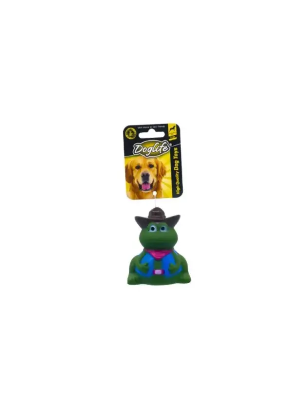Köpekler İçin Plastik Frog Oyuncak - 1