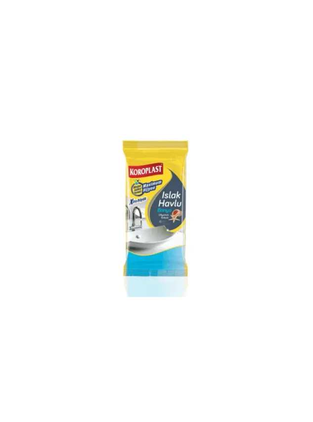 OUTLET - Koroplast Islak Temizlik Havlusu - Banyo ( Okyanus Kokulu ) 30 Adet - 2
