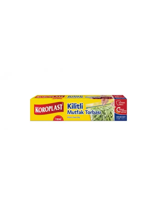 Koroplast Kilitli Mutfak Torbası Küçük Boy -12 Adet - 2