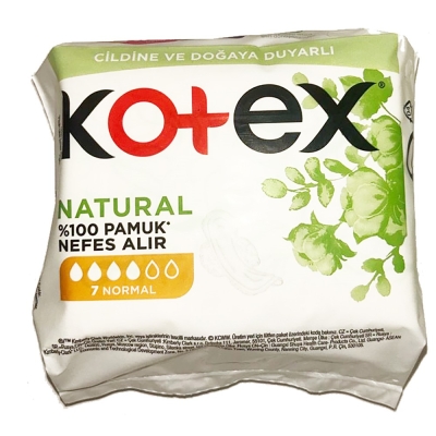 Kotex Natural Ultra Single Normal Hijyenik Ped 7li - Kotex