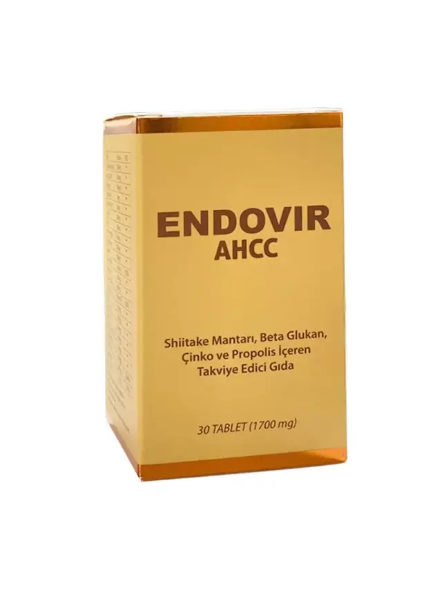 KRC Derma Endovir AHCC Takviye Edici Gıda 30 Tablet - 1