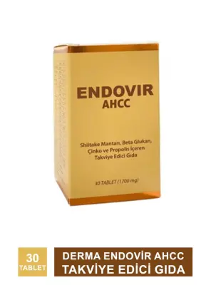 KRC Derma Endovir AHCC Takviye Edici Gıda 30 Tablet - 2