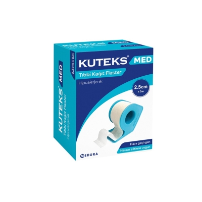 Kuteks Med Kağıt Flaster 2,5 cm x 5 m - Kuteks