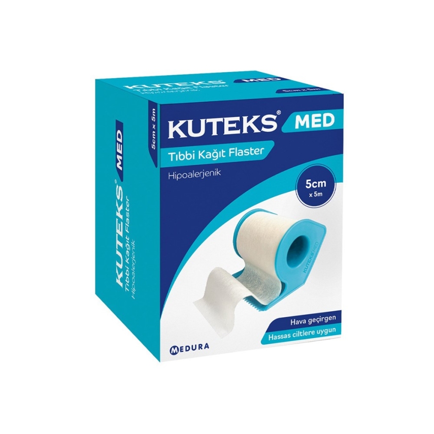 Kuteks Med Kağıt Flaster 5 cm x 5 m - 1