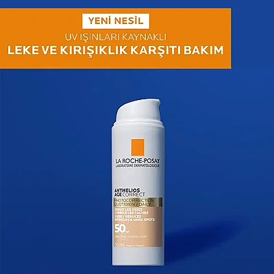 La Roche Posay Anthelios Age Correct Spf 50 Leke ve Kırışıklık Karşıtı Renkli Güneş Kremi 50 ml - 2