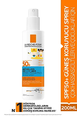 La Roche Posay Anthelios Dermo Pediatrics Uvmune 400 Güneş Koruyucu Sprey SPF50+ 200ML - La Roche Posay