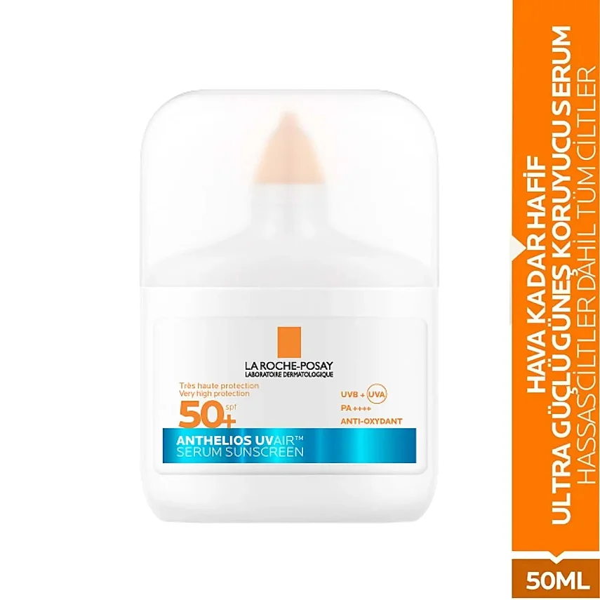 La Roche Posay Anthelios UV Air Serum Solaire SPF50+ Yüz Güneş Serumu 50 ml - 1