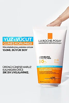 La Roche Posay Anthelios UVMune 400 Face Body Hydrating Milk 150 ml - 3