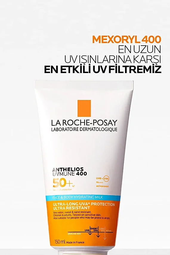 La Roche Posay Anthelios UVMune 400 Face Body Hydrating Milk 150 ml - 5