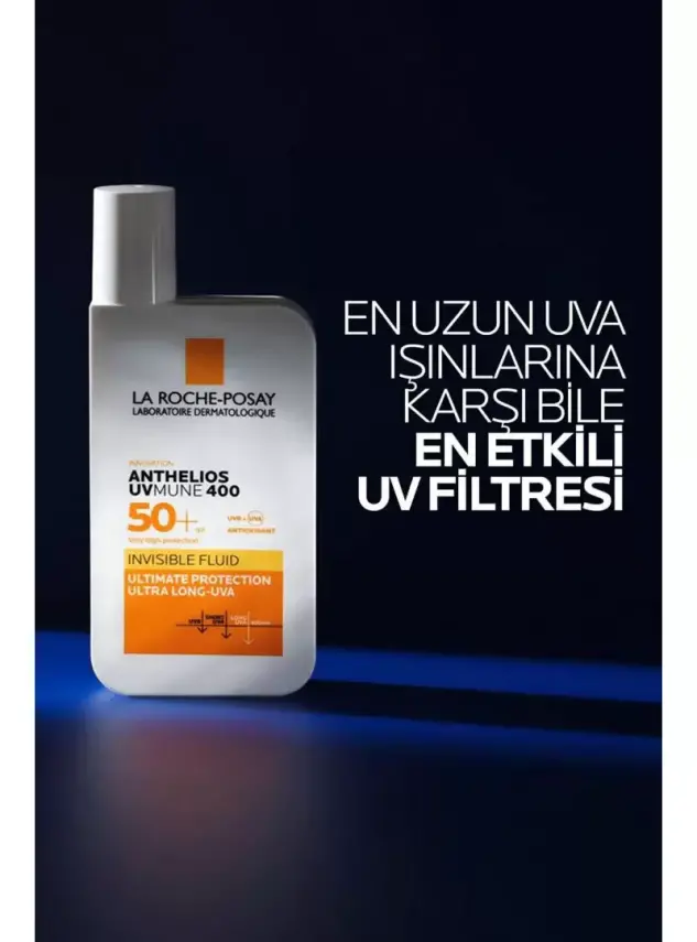 OUTLET - La Roche Posay Anthelios Uvmune 400 Invisible Fluid Yüz Güneş Kremi SPF50+ 50ml - 2