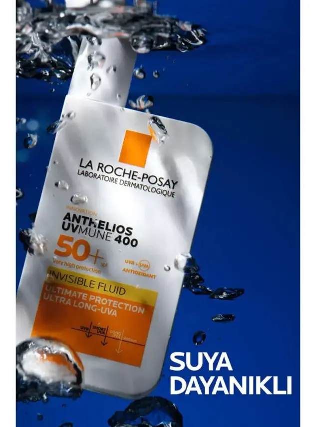 OUTLET - La Roche Posay Anthelios Uvmune 400 Invisible Fluid Yüz Güneş Kremi SPF50+ 50ml - 3