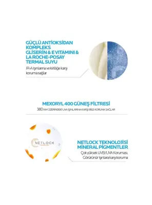 OUTLET - La Roche Posay Anthelios Uvmune 400 Invisible Fluid Yüz Güneş Kremi SPF50+ 50ml - 6