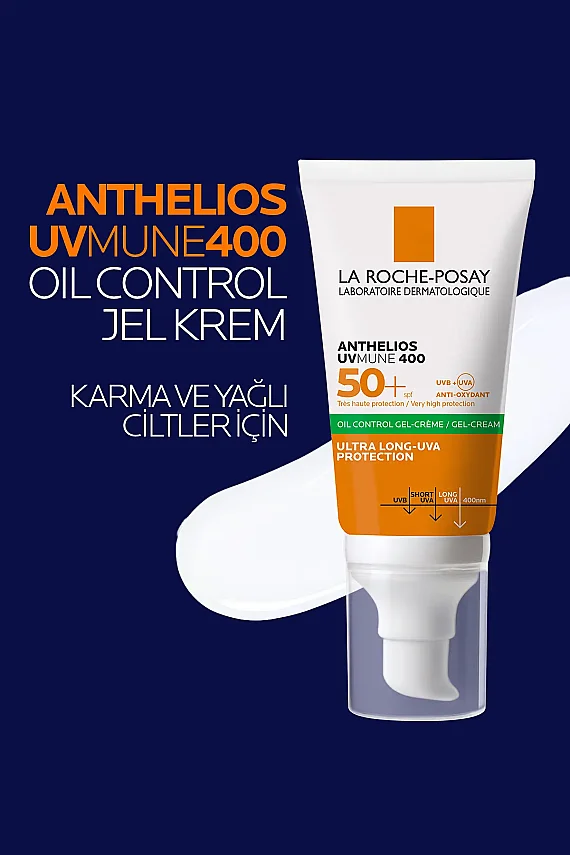 OUTLET - La Roche Posay Anthelios Uvmune 400 Oil Control Renkli Gel Cream SPF 50+ 50 ml - 3