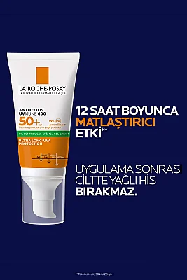 OUTLET - La Roche Posay Anthelios Uvmune 400 Oil Control Renkli Gel Cream SPF 50+ 50 ml - 4