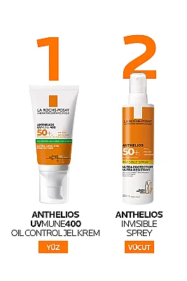 OUTLET - La Roche Posay Anthelios Uvmune 400 Oil Control Renkli Gel Cream SPF 50+ 50 ml - 7
