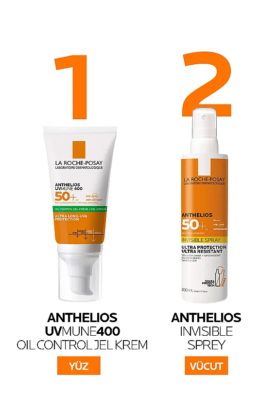 OUTLET - La Roche Posay Anthelios Uvmune 400 Oil Control Renkli Gel Cream SPF 50+ 50 ml - 7