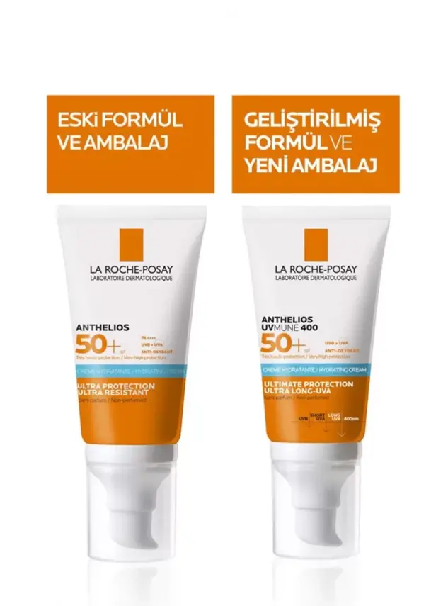 La Roche Posay Anthelios Uvmune 400 Ultra Hydrating SP50+ 50ml Güneş Koruyucu Yüz Kremi - 3