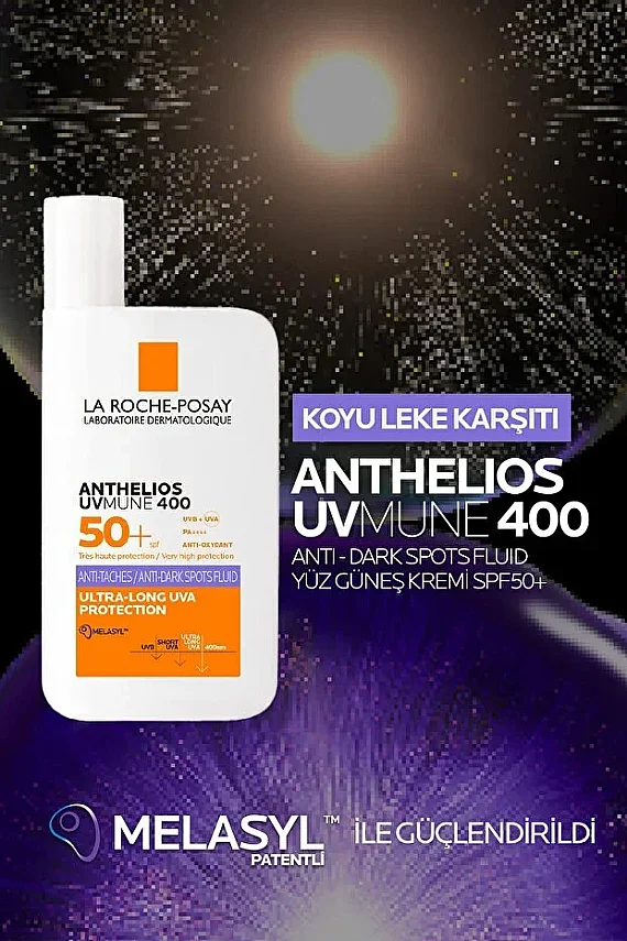 La Roche Posay Anthelios Uvmune Anti Dark Spots Fluid Lekeli Ciltlere Özel Güneş Kremi Spf50+ 50 ml - 4