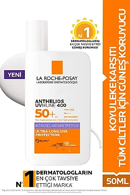 La Roche Posay Anthelios Uvmune Anti Dark Spots Fluid Lekeli Ciltlere Özel Güneş Kremi Spf50+ 50 ml - La Roche Posay