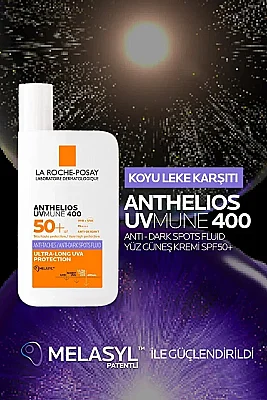 La Roche Posay Anthelios Uvmune Anti Dark Spots Fluid Lekeli Ciltlere Özel Güneş Kremi Spf50+ 50 ml - 4