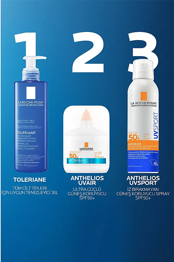 La Roche Posay Anthelios UVSPORT SPF50+ Güçlü Güneş Koruyucu Sprey 200 ml - 2