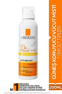 La Roche Posay Anthelios XL Ultra Light Transparan SPF 50+ Spray 200ml - La Roche Posay