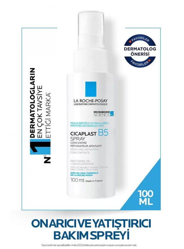 La Roche Posay Cicaplast B5 Sprey - Onarıcı Bakım Spreyi - 100 ml - La Roche Posay