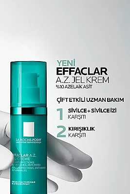 La Roche Posay Effaclar A.Z. Jel Krem Sivilce & Sivilce İzi ve Kırışıklık Karşıtı 40 ml - 4