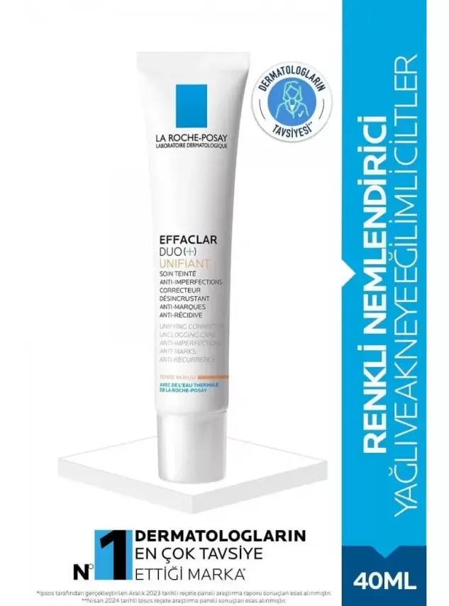 Outlet - La Roche Posay Effaclar Duo Unifiant Kapatıcı 40 ml - 1
