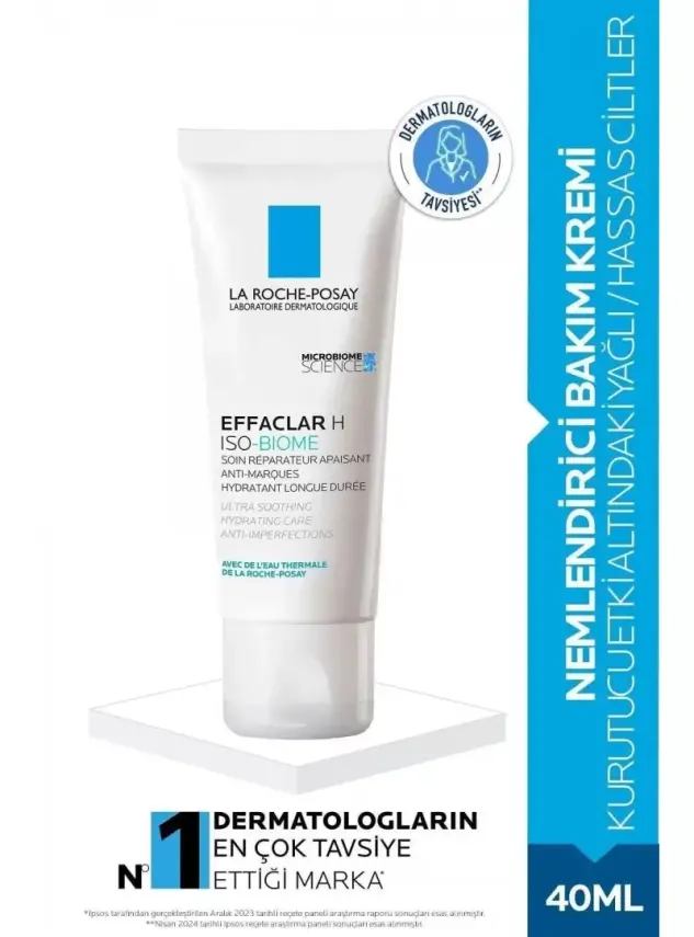 La Roche Posay Effaclar H Iso-Biome Nemlendirici Bakım Kremi 40 ml - 1