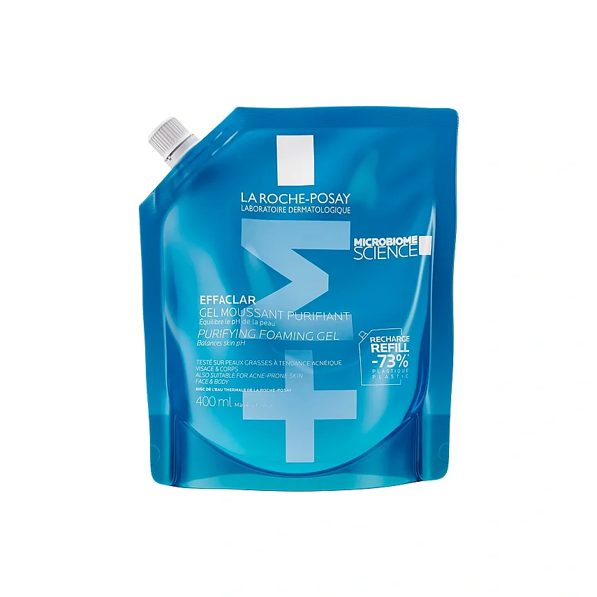 La Roche Posay Effaclar M+ Yağlı Ciltler için Temizleme Jeli 400ml - Refill - 1